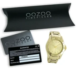 Oozoo Unisex Armbanduhr Vintage Series Analog Metall gold UOC5702A