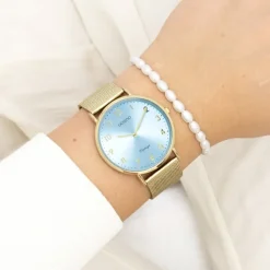 Oozoo Unisex Armbanduhr Vintage Series Analog Metall gold UOC20343