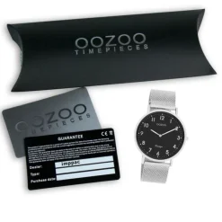 Oozoo Unisex Armbanduhr Vintage Series Analog Metall silber UOC20341