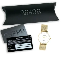 Oozoo Unisex Armbanduhr Vintage Series C20241 Analog Edelstahl gold UOC20241