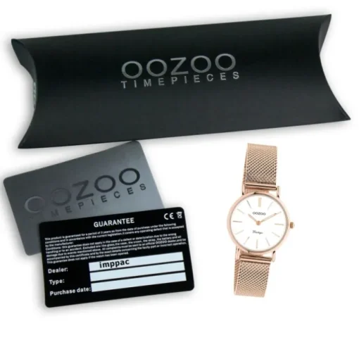 Oozoo Unisex Armbanduhr Vintage Series C20233 Analog Edelstahl roségold UOC20233