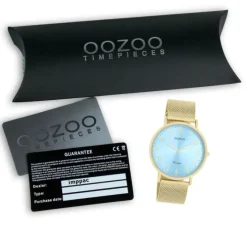 Oozoo Unisex Armbanduhr Vintage Series Analog Metall gold UOC20343