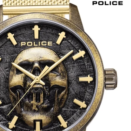 Police Herrenuhr Edelstahl gold Police Raho Armbanduhr UPOG0005504