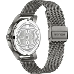 Police Herrenuhr Edelstahl grau Police Mensor Armbanduhr UPOG0022202