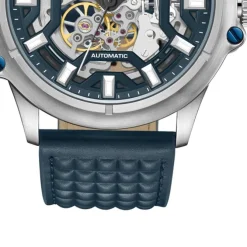 Police Herrenuhr Leder blau Police Luang Armbanduhr UPOE1601803