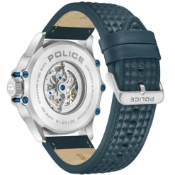 Police Herrenuhr Leder blau Police Luang Armbanduhr UPOE1601803