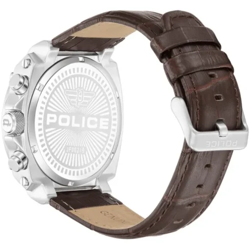 Police Herrenuhr Leder braun Police Norwood Armbanduhr UPOF0021902