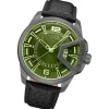 Police Herrenuhr Leder schwarz Police Underlined Armbanduhr UPOB0005603
