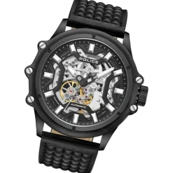 Police Herrenuhr Leder schwarz Police Luang Armbanduhr UPOE1601801