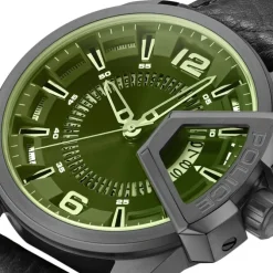 Police Herrenuhr Leder schwarz Police Underlined Armbanduhr UPOB0005603