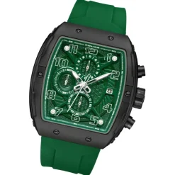 Police Herrenuhr Silikon grün Police Coswig Armbanduhr UPOO0063103