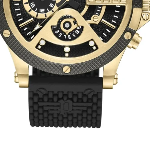 Police Herrenuhr Silikon schwarz Police Surigao Armbanduhr UPOQ2110501