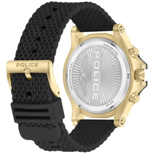 Police Herrenuhr Silikon schwarz Police Surigao Armbanduhr UPOQ2110501
