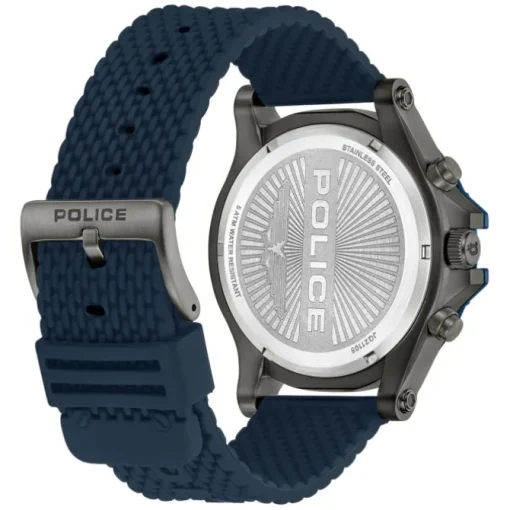 Police Herrenuhr Silikon blau Police Surigao Armbanduhr UPOQ2110503