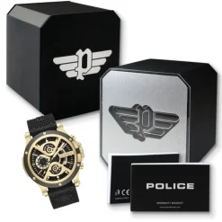 Police Herrenuhr Silikon schwarz Police Surigao Armbanduhr UPOQ2110501