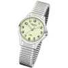 Regent Damen Armbanduhr Analog 2242423 Quarz-Uhr Metall silber UR2242423
