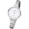 Regent Damen Armbanduhr Analog F-1153 Quarz-Uhr Titan silber URF1153