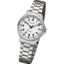 Regent Damen Armbanduhr Analog Metallarmband silber UR2192563