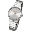 Regent Damen Armbanduhr Analog Metallarmband silber UR2252811