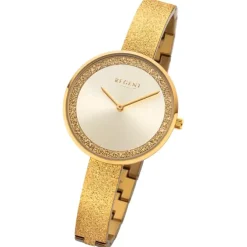 Regent Damen Armbanduhr Analog Metallarmband gold URBA687