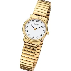 Regent Damen Armbanduhr Analog Edelstahlarmband gold URF1243