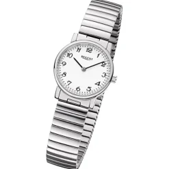 Regent Damen Armbanduhr Analog Edelstahlarmband silber URF1244