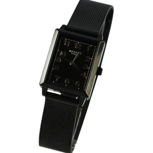 Regent Damen Armbanduhr Analog Metallarmband schwarz UR2251526