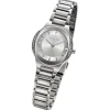 Regent Damen Armbanduhr Analog Metallarmband silber URF1488