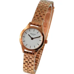 Regent Damen Armbanduhr Analog Metallarmband rosegold UR2211595