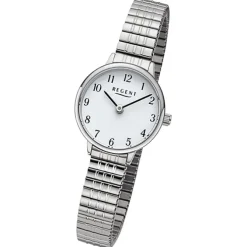 Regent Damen Armbanduhr Analog Edelstahlarmband silber URF1510