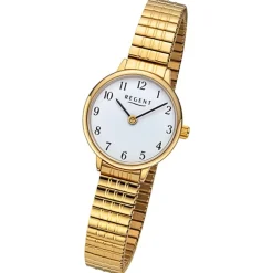 Regent Damen Armbanduhr Analog Edelstahlarmband gold URF1511
