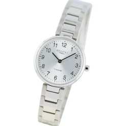 Regent Damen Armbanduhr Analog Metallarmband silber UR2192520
