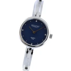 Regent Damen Armbanduhr Analog Metallarmband silber UR2254006