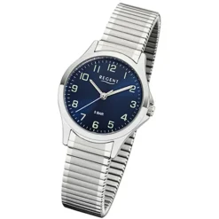 Regent Damen Armbanduhr Analog 2242416 Quarz-Uhr Metall silber UR2242416