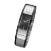 Regent Damen Armbanduhr Analog GM-2101 Quarz-Uhr Metallband schwarz silber URGM2101