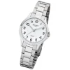 Regent Damen Armbanduhr Analog 2252410 Quarz-Uhr Metall silber UR2252410