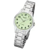 Regent Damen Armbanduhr Analog 2252408 Quarz-Uhr Metall silber UR2252408