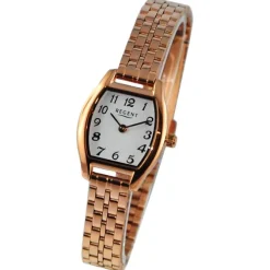 Regent Damen Armbanduhr Analog Metallarmband rosegold UR2211598