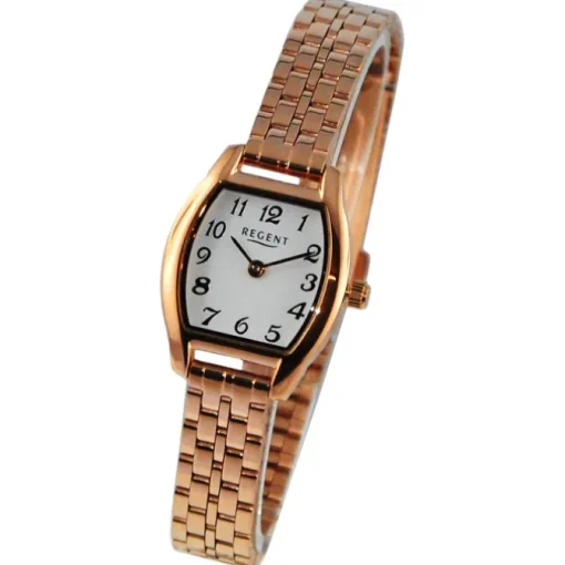 Regent Damen Armbanduhr Analog Metallarmband rosegold UR2211598