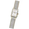 Regent Damen Armbanduhr Analog F-460 Quarz-Uhr Metall silber gold URF460