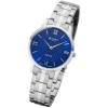 Regent Damen Armbanduhr Analog GM-1625 Quarz-Uhr Metall silber URGM1625