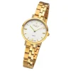 Regent Damen Armbanduhr Analog GM-2122 Quarz-Uhr Metallband gold URGM2122
