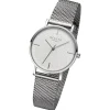 Regent Damen Armbanduhr Analog Metallarmband silber URBA748