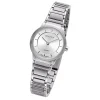 Regent Damen Armbanduhr Analog GM-2130 Quarz-Uhr Metallband silber URGM2130