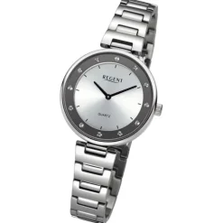 Regent Damen Armbanduhr Analog Metallarmband silber UR2254040
