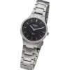 Regent Damen Armbanduhr Analog Metallarmband silber URBA711
