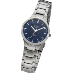 Regent Damen Armbanduhr Analog Metallarmband silber URBA712