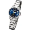 Regent Damen Armbanduhr Analog Metallarmband silber URBA787