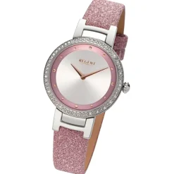 Regent Damen Armbanduhr Analog Lederarmband rosa URBA799