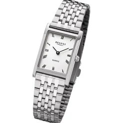 Regent Damen Armbanduhr Analog Metallarmband silber URF1331